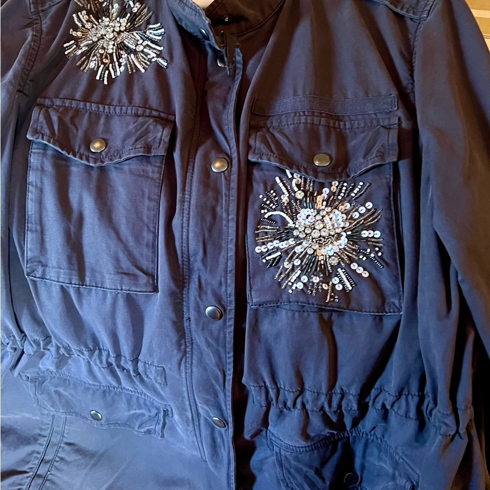 Gray Jacket Missing A Button Hadn’t Noticed It Ne… - image 4